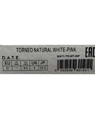 Sneaker Donna Date Torneo Leather Suede White Pink