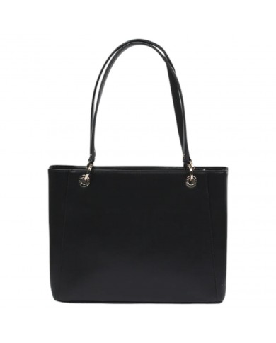 Shopper Donna Guess Eco Mietta G Logo Leather Black