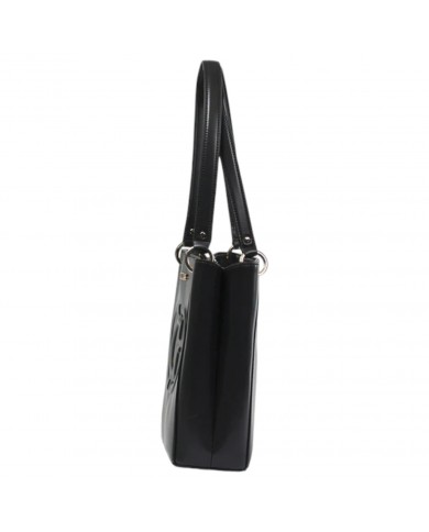 Shopper Donna Guess Eco Mietta G Logo Leather Black