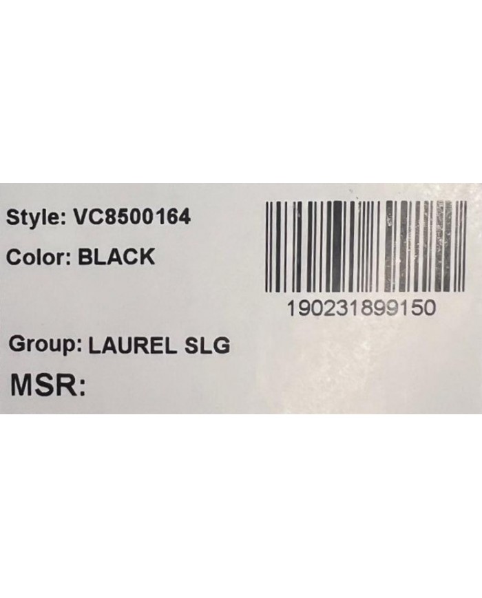 Portafoglio Donna Guess Laurel Slg Medium Guess Logo Double Zip Around Leather Black