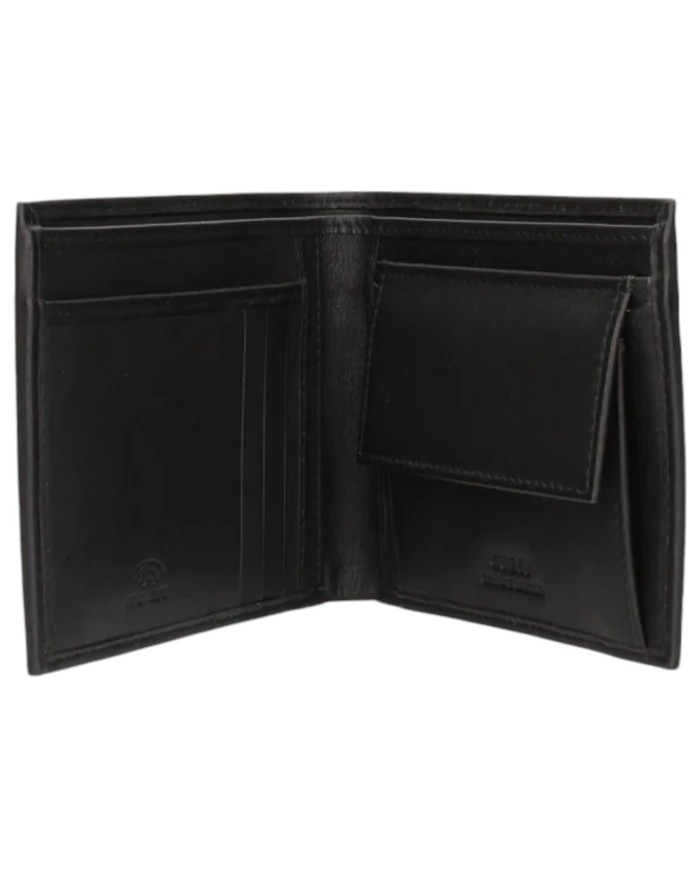 Portafoglio Guess Uomo Firenze Con Portamonete Guess Triangle Logo Leather Black