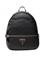 Zaino Donna Guess Manhattan Small Backpack Leather Black