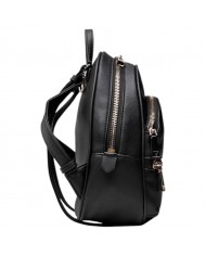 Zaino Donna Guess Manhattan Small Backpack Leather Black