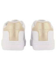 Sneaker Donna Armani Exchange A X Logo Leather Opal White Pale Gold