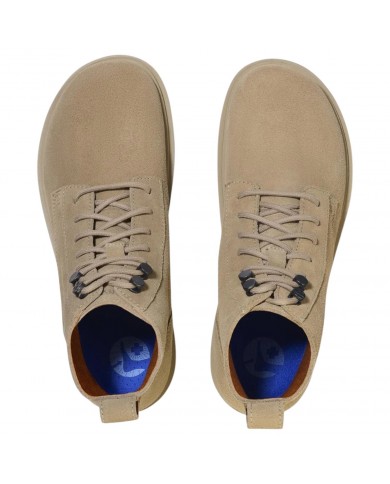 Stivaletto Uomo Birkenstock Highwood Lace Mid  Camoscio Naturale Taupe (beige)