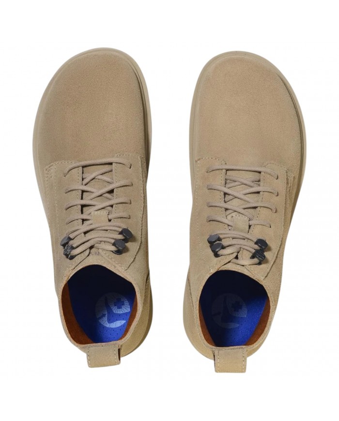 Stivaletto Uomo Birkenstock Highwood Lace Mid  Camoscio Naturale Taupe (beige)