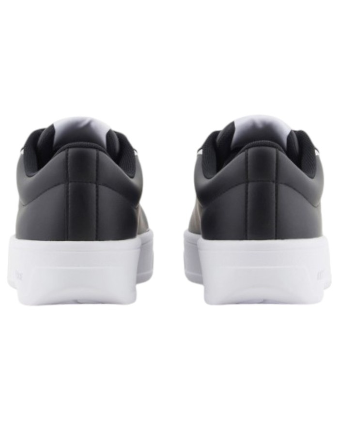 Sneaker Donna Armani Exchange Lining Logo Leather Black