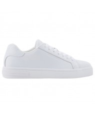 Sneaker Donna Armani Exchange Lining Logo Leather White