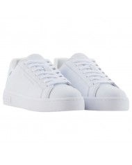 Sneaker Donna Armani Exchange Lining Logo Leather White