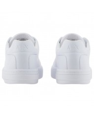 Sneaker Donna Armani Exchange Lining Logo Leather White