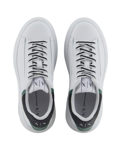 Sneaker Donna Armani Exchange Chunky Leather Opal White Absinthe