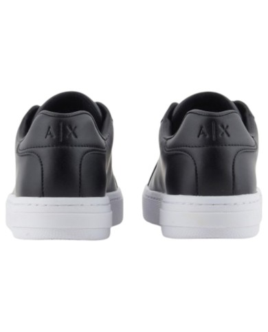 Sneaker Donna Armani Exchange Lining Logo Leather Black