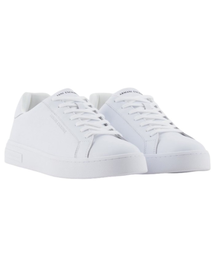 Sneaker Uomo Armani Exchange Basic Leather White