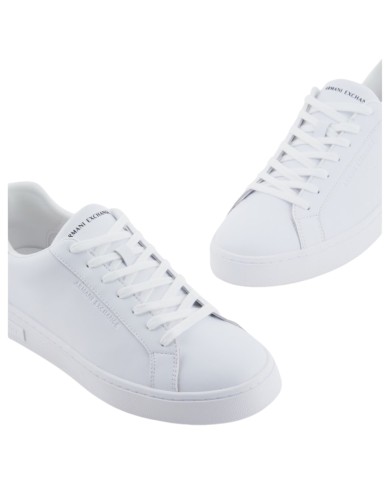 Sneaker Uomo Armani Exchange Basic Leather White