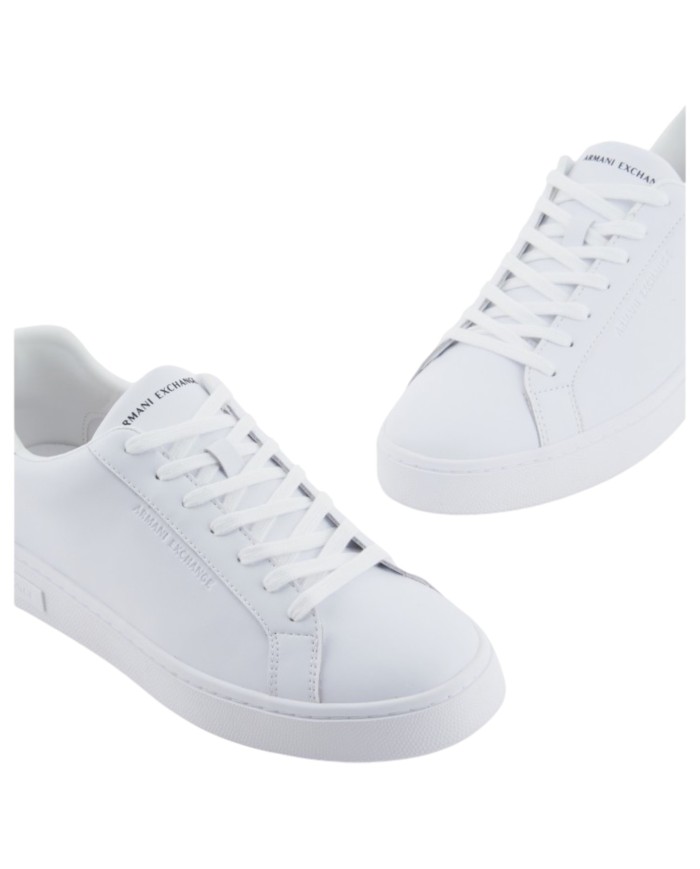 Sneaker Uomo Armani Exchange Basic Leather White