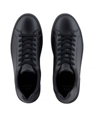Sneaker Uomo Armani Exchange Basic Leather Black