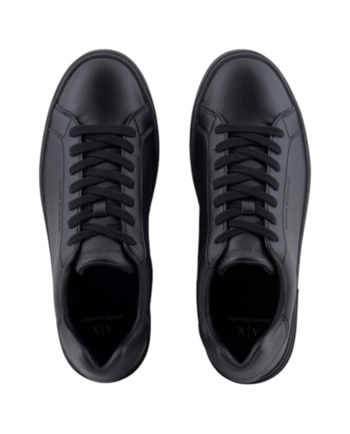 Sneaker Uomo Armani Exchange Basic Leather Black