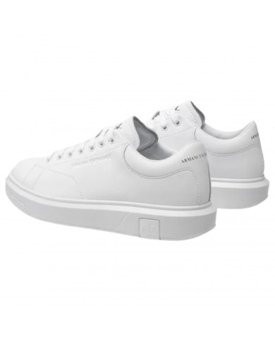 Sneaker Uomo Armani Exchange Action Leather Optical White