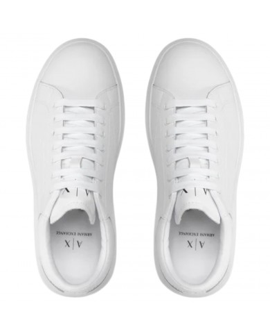 Sneaker Uomo Armani Exchange Action Leather Optical White