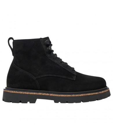 Stivaletto Uomo Birkenstock Highwood Lace Mid  Camoscio Naturale Black