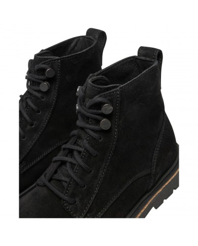 Stivaletto Uomo Birkenstock Highwood Lace Mid  Camoscio Naturale Black