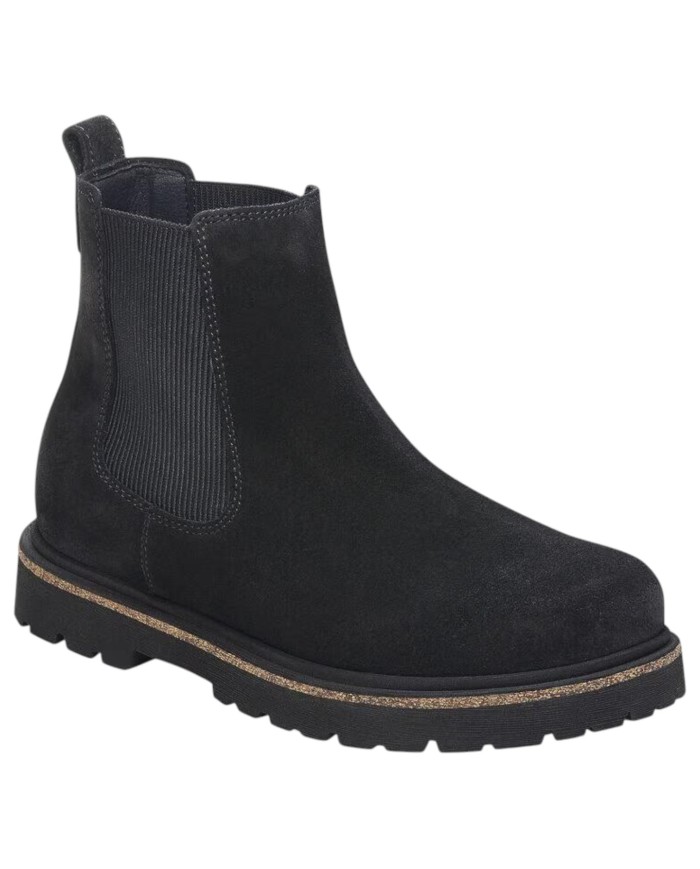 Stivaletto Donna Birkenstock Highwood Beatles Slip On Camoscio Naturale Black