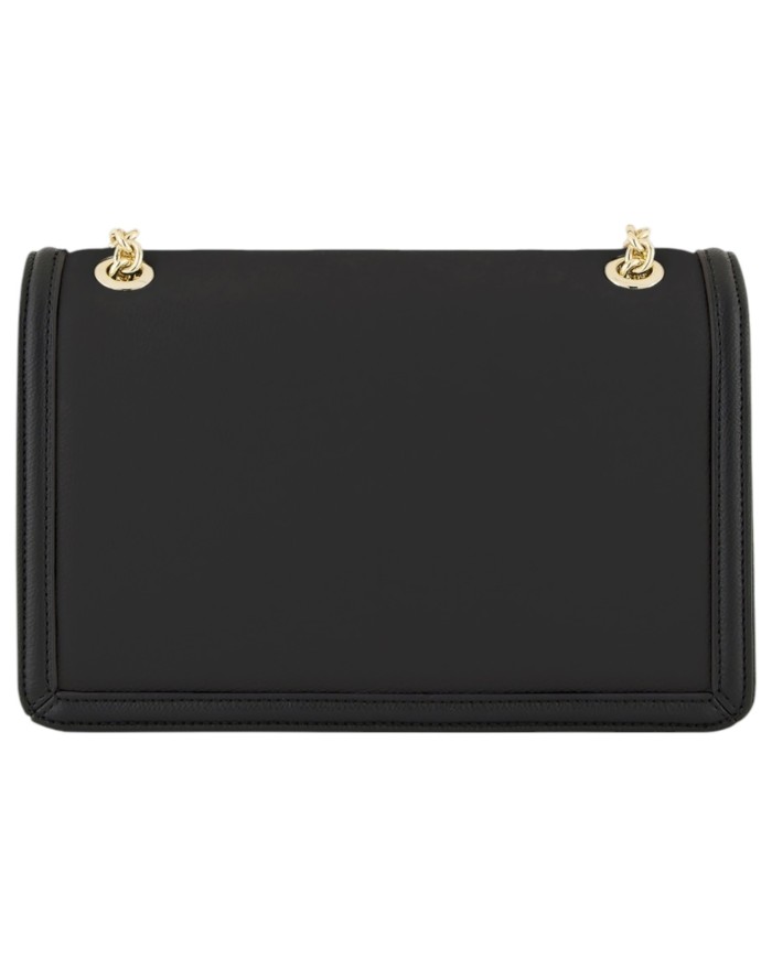 Tracolla Donna Armani Exchange AX Logo Leather Black