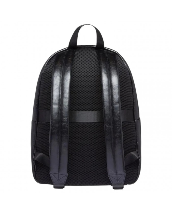 Zaino Uomo Armani Exchange Logo A Contrasto Leather Black