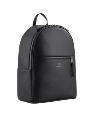 Zaino Uomo Armani Exchange Line Logo Leather Black
