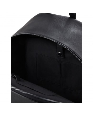 Zaino Uomo Armani Exchange Line Logo Leather Black