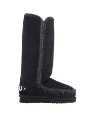 Stivaletto Donna Mou Eskimo 40 Rhinestones Logo Suede Black