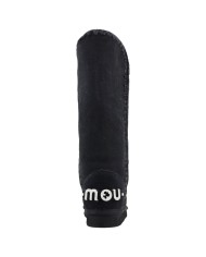 Stivaletto Donna Mou Eskimo 40 Rhinestones Logo Suede Black