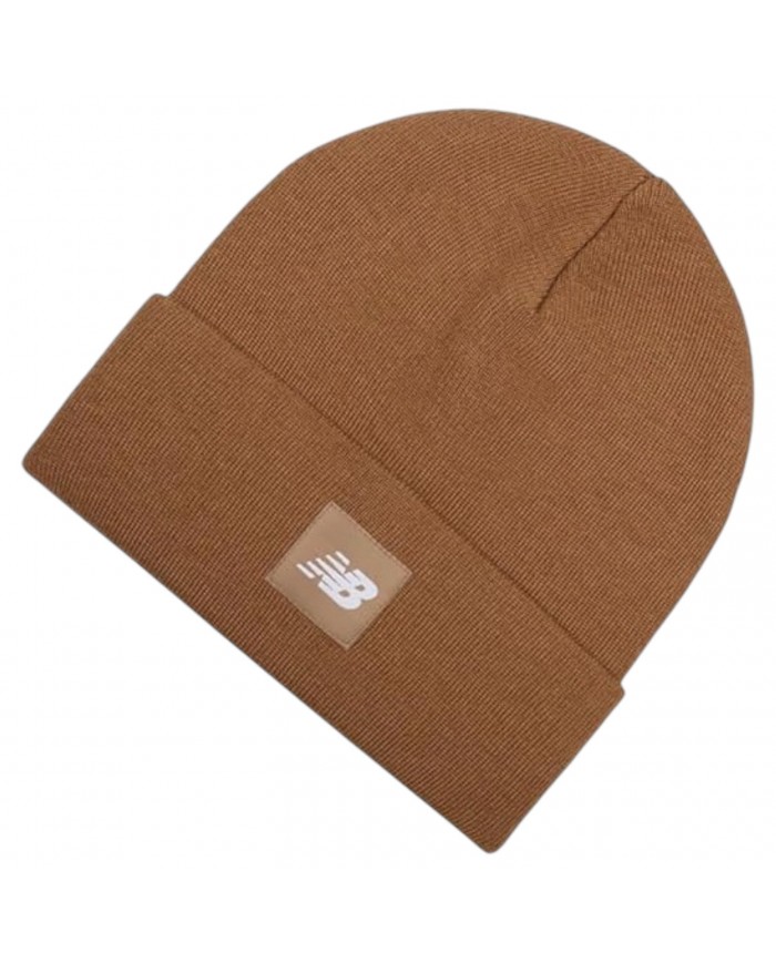 Cappello Uomo New Balance Flying NB Knit Cuffed Beanie Beige