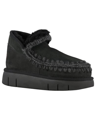 Stivaletto Donna Mou Eskimo Bounce Sneaker Suede Black
