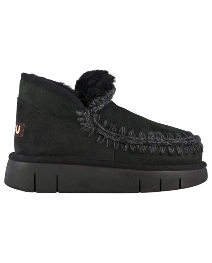 Stivaletto Donna Mou Eskimo Bounce Sneaker Suede Black