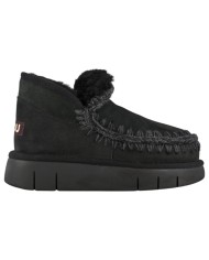 Stivaletto Donna Mou Eskimo Bounce Sneaker Suede Black