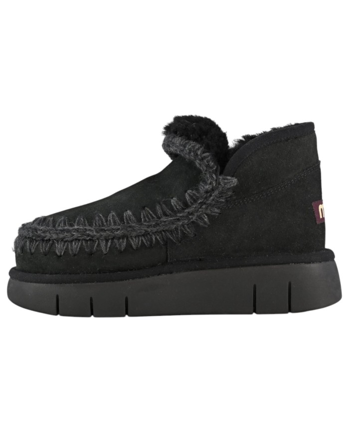 Stivaletto Donna Mou Eskimo Bounce Sneaker Suede Black