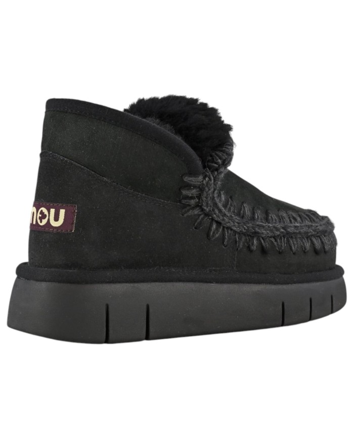 Stivaletto Donna Mou Eskimo Bounce Sneaker Suede Black