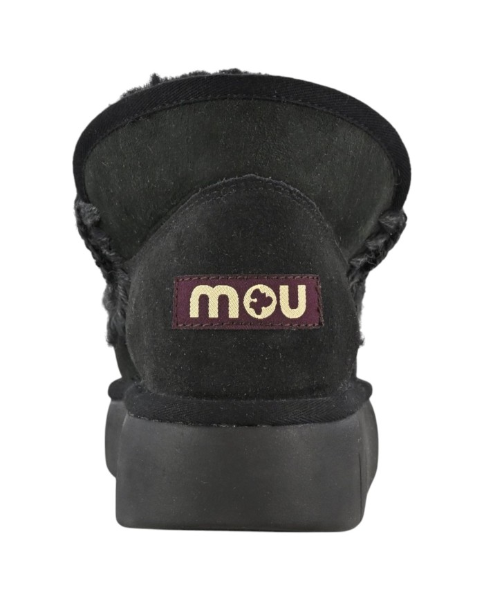 Stivaletto Donna Mou Eskimo Bounce Sneaker Suede Black