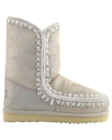 Stivaletto Donna Mou Eskimo Boot 24 Cm Suede Stone Metallic