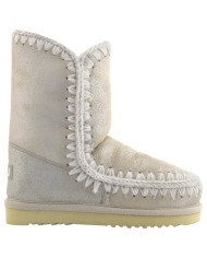 Stivaletto Donna Mou Eskimo Boot 24 Cm Suede Stone Metallic