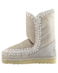 Stivaletto Donna Mou Eskimo Boot 24 Cm Suede Stone Metallic