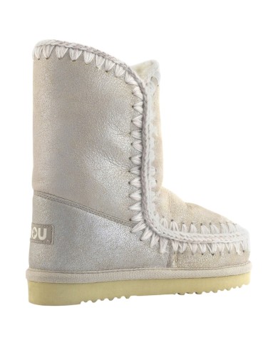 Stivaletto Donna Mou Eskimo Boot 24 Cm Suede Stone Metallic