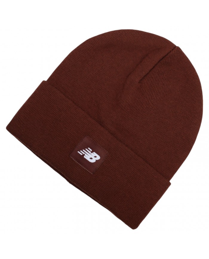 Cappello Uomo New Balance Flying NB Knit Cuffed Beanie Brown