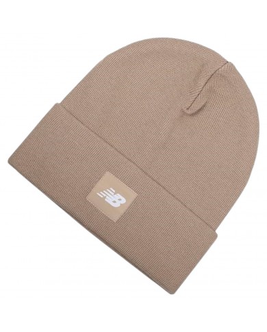 Cappello Uomo New Balance Flying NB Knit Cuffed Beanie Taupe
