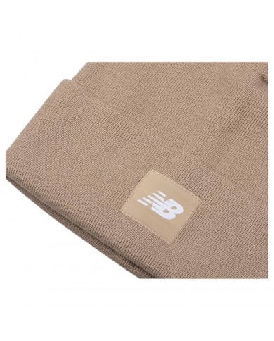 Cappello Uomo New Balance Flying NB Knit Cuffed Beanie Taupe