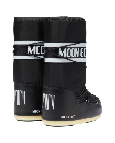Stivali da Neve Donna Unisex Uomo Moon Boot MB Icon Nylon Black