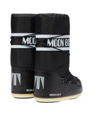 Stivali da Neve Donna Unisex Uomo Moon Boot MB Icon Nylon Black