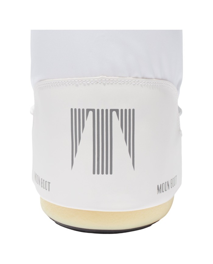 Stivali da Neve Donna Unisex Uomo Moon Boot MB Icon Nylon White