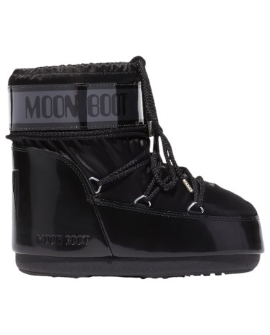 Stivali da Neve Donna Unisex Uomo Moon Boot MB Icon Low Glance Black